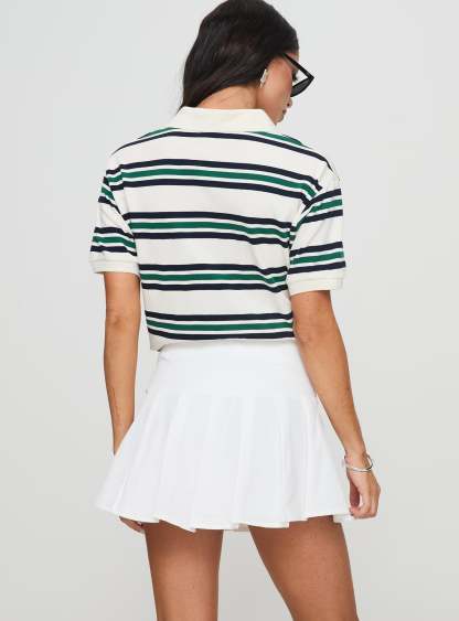 Cartwright Mini Skirt White-Artabri