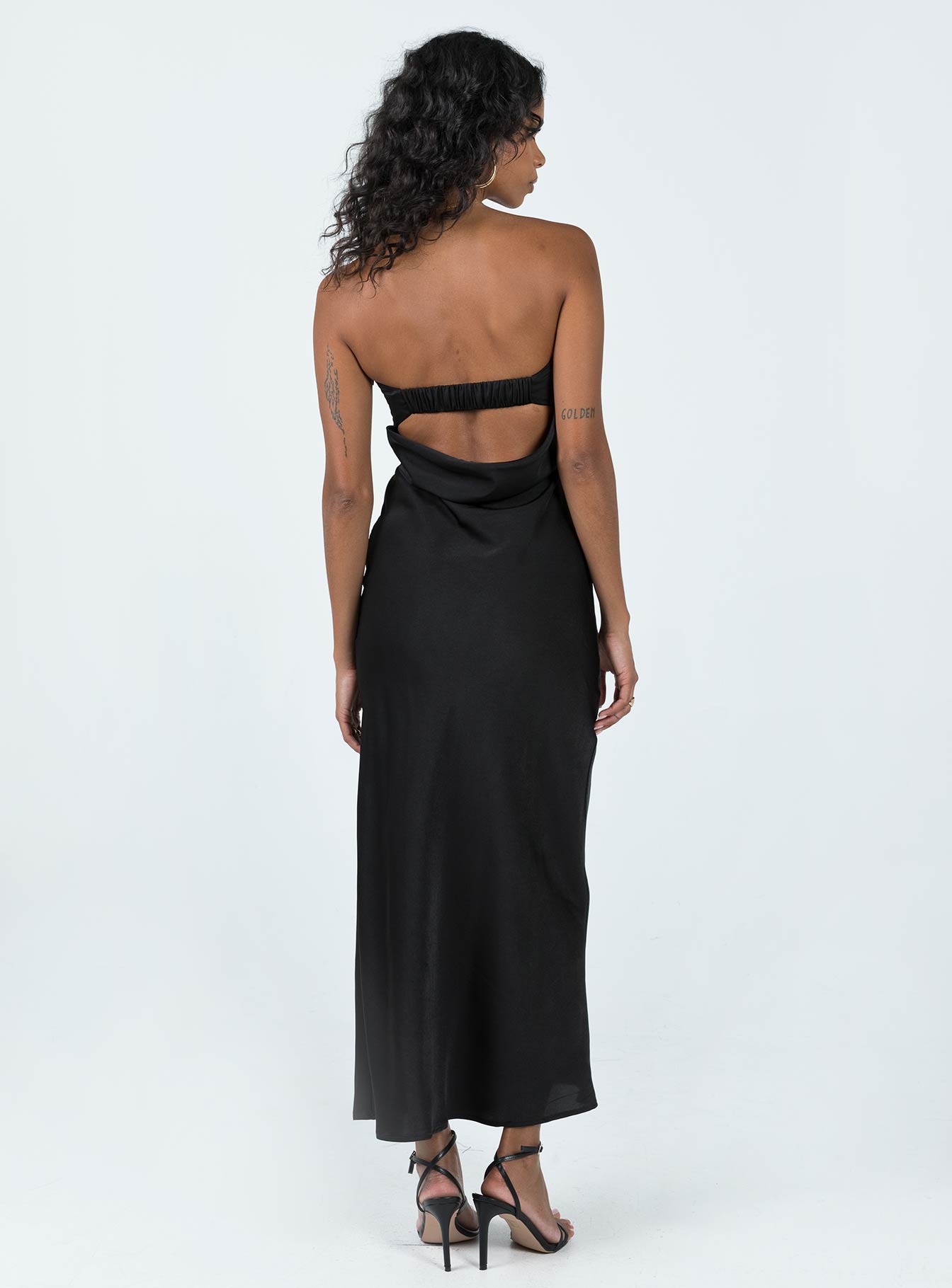 Shaun Midi Dress Black Lower Impact