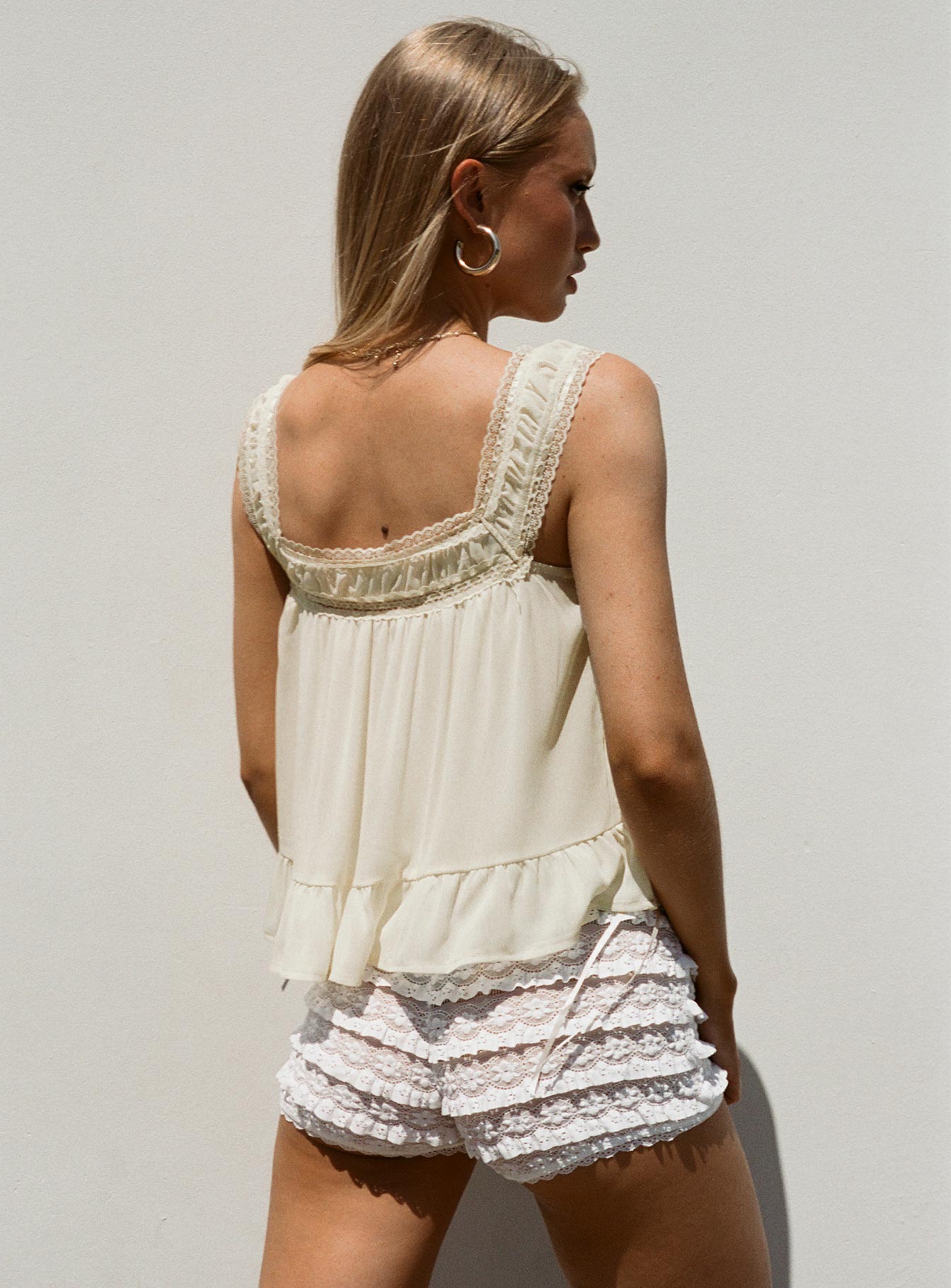 Eluisa lace top cream