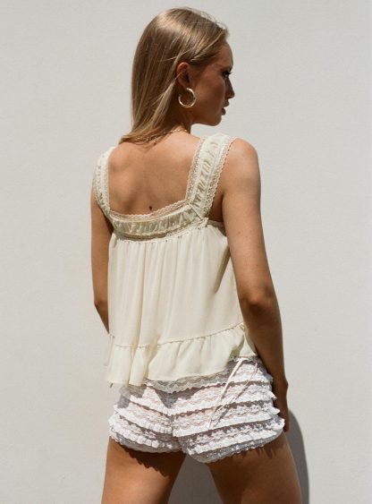 Eluisa lace top cream