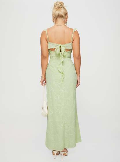 Burner Maxi Dress Green