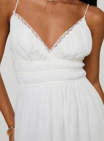 Patterstone Mini Dress White