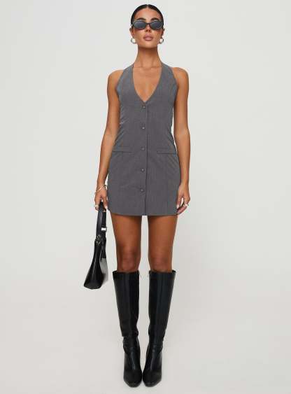 Fenny Mini Dress Grey