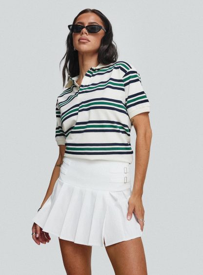 Cartwright Mini Skirt White-Artabri