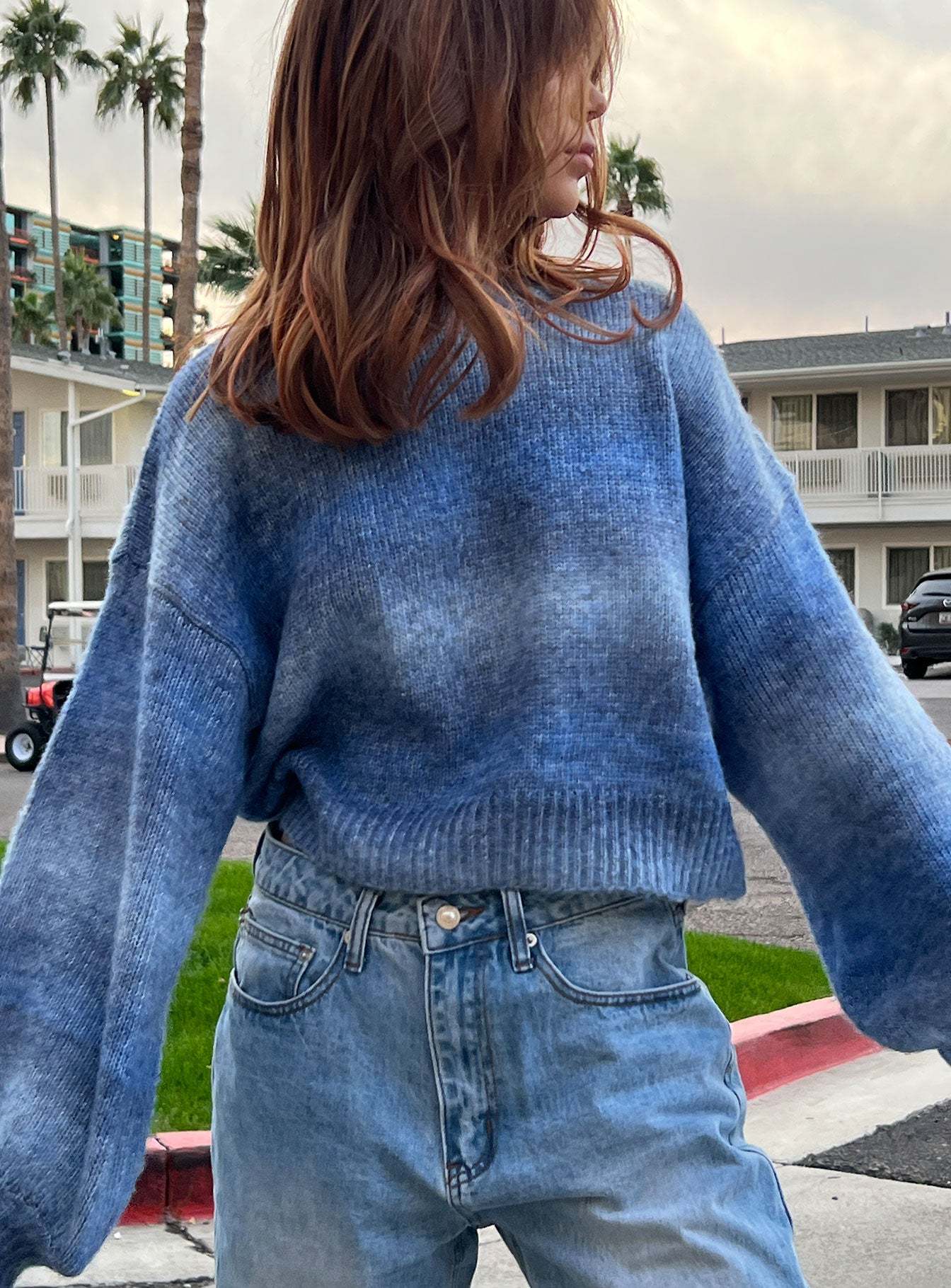 Adina Sweater Blue-Artabri