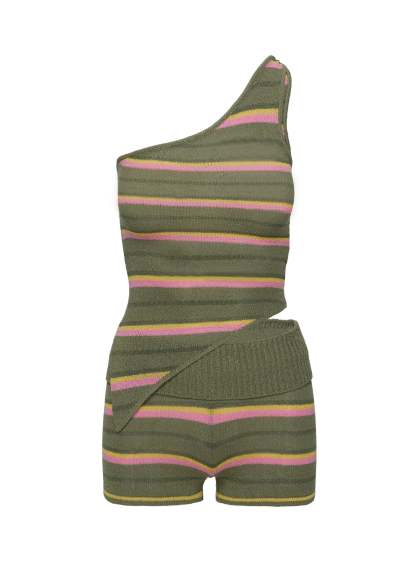 Yuki Knit Set Green Multi