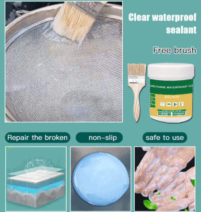 Apply once, no water leaks for 20 years! No professionals required! 🚿🔧