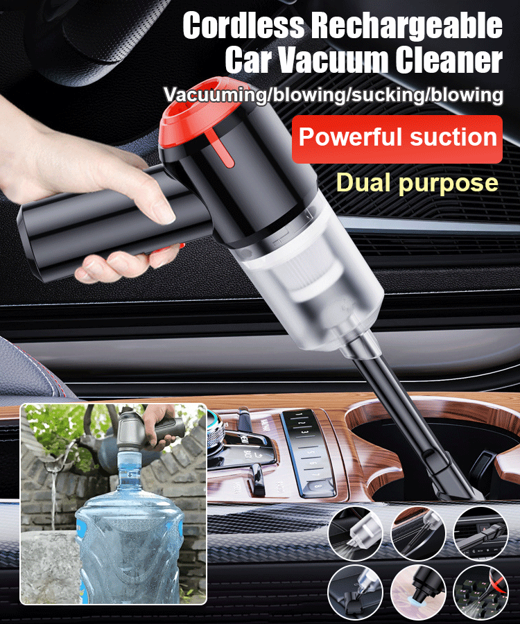 Cordless Rechargeable Portable Car Vacuum Cleaner