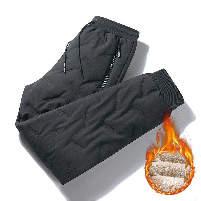 Warm lambswool sweatpants