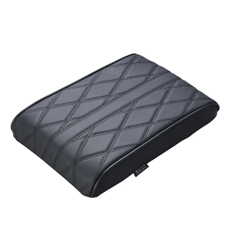 Car leather armrest box pad