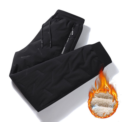Warm lambswool sweatpants