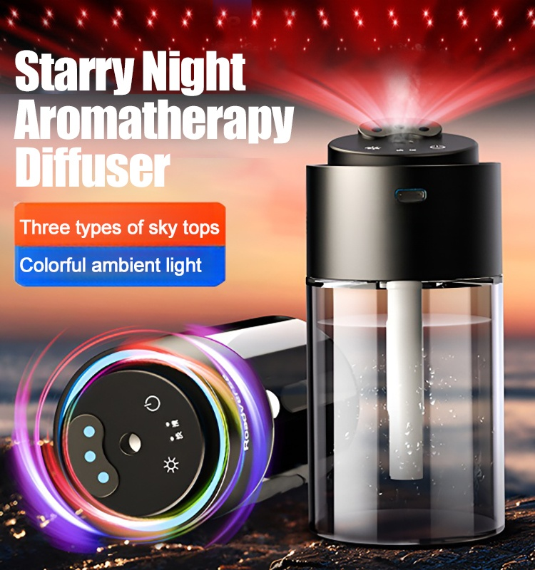 Starry Sky Top Atmosphere Lamp Car Aromatherapy