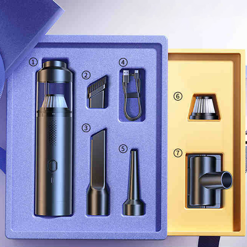 【2025 New Model】Multi-Functional Portable Vacuum Cleaner with 1300Pa Suction Power! 💪✨ Say goodbye to dust wherever it hides! 