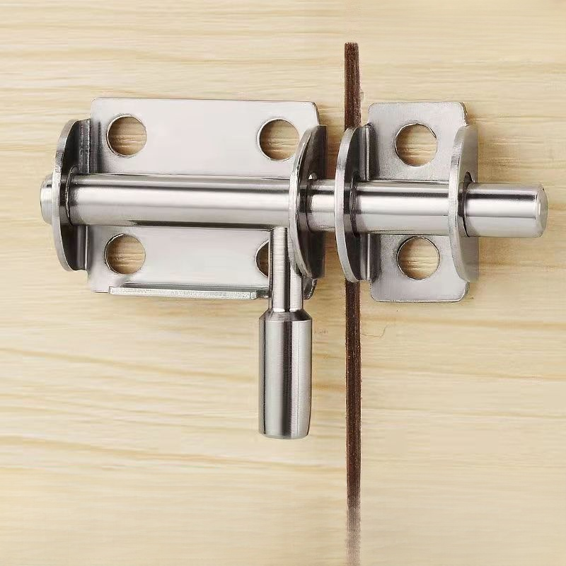 1pc 304 Stainless Steel Slide Door Barrel Bolt Latch Lock Sliding Safety Security Anti-Theft Cabinet