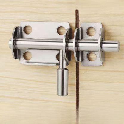 1pc 304 Stainless Steel Slide Door Barrel Bolt Latch Lock Sliding Safety Security Anti-Theft Cabinet
