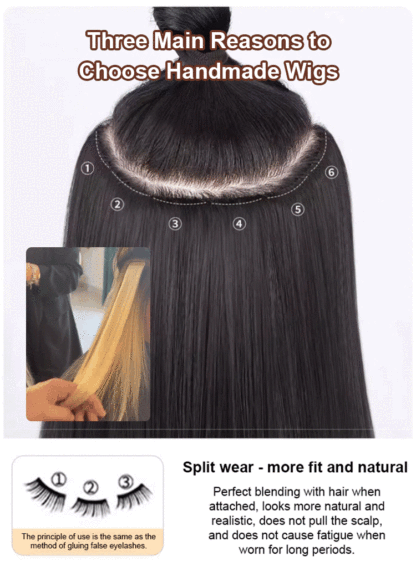Natural wig patches, no one can tell it's a wig!