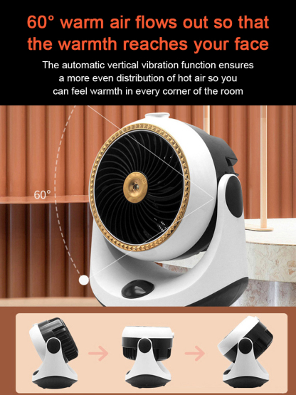 [Warm, aber nicht trocknend] Silent household spray hot and cold dual-purpose air heater