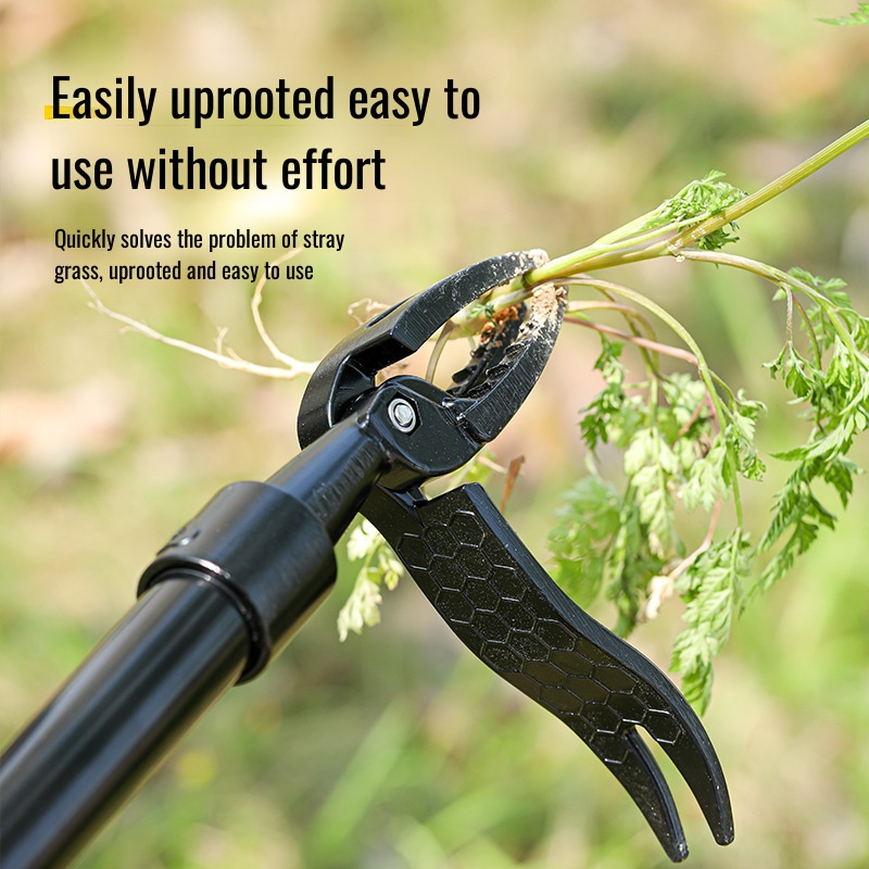 Weed puller no bending three-stage standing weeder weed puller rooter manual garden tool