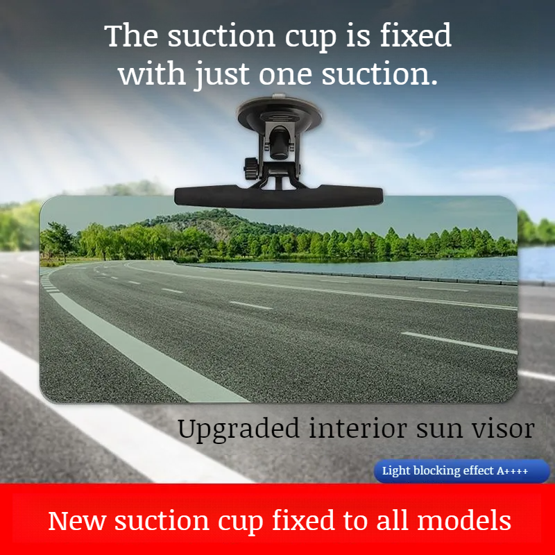 Automotive front gear photoelectric day and night dualuse antifarbeam antiglare sun visor