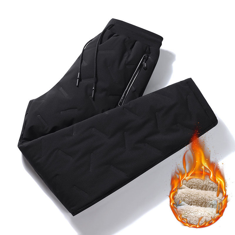 Warm lambswool sweatpants