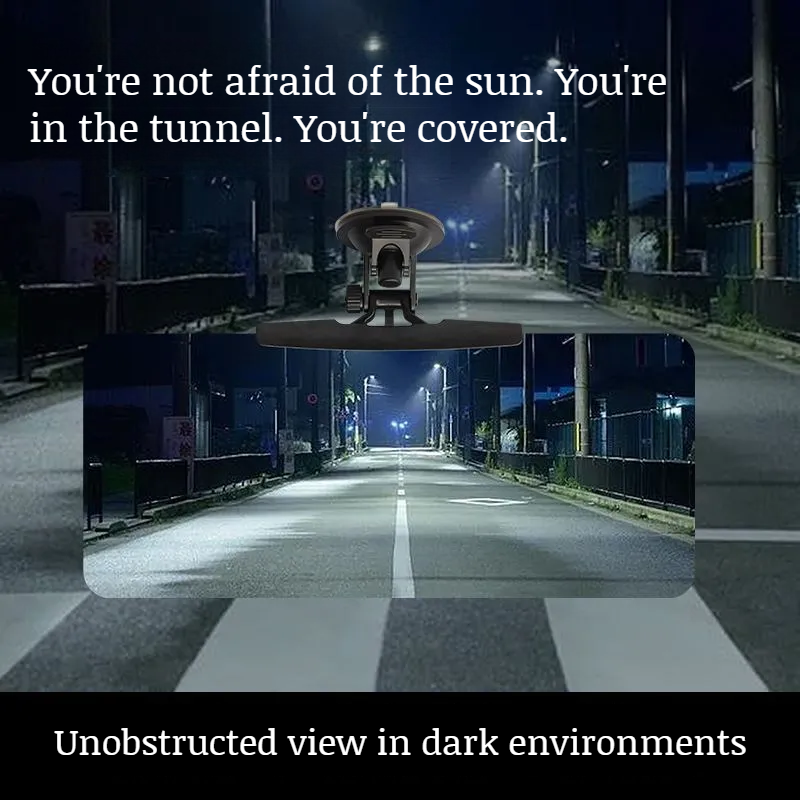 Automotive front gear photoelectric day and night dualuse antifarbeam antiglare sun visor