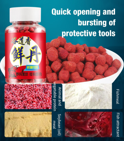 Winter fishing exclusive bait! 🎣 Safe for hands, suitable for all types of fish! 🐟🧤