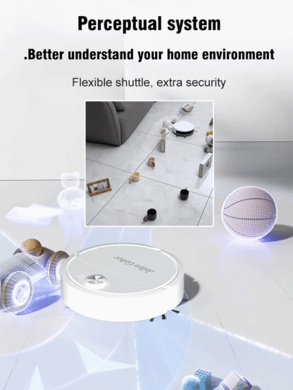 【New Style】 Powerful, Disinfecting, and Low-Noise 🧹 Robot Vacuum Cleaner 🔇