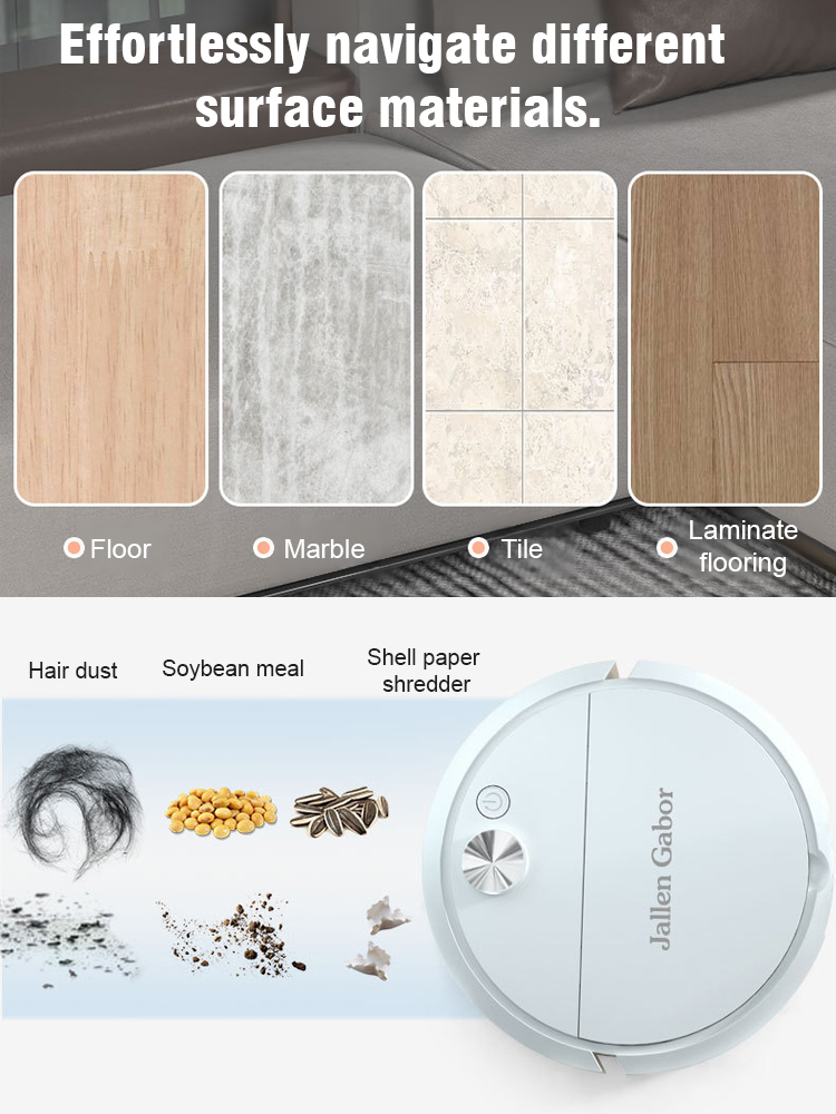 【New Style】 Powerful, Disinfecting, and Low-Noise 🧹 Robot Vacuum Cleaner 🔇
