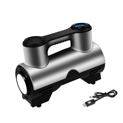 Portable car-mounted air compressor pump
