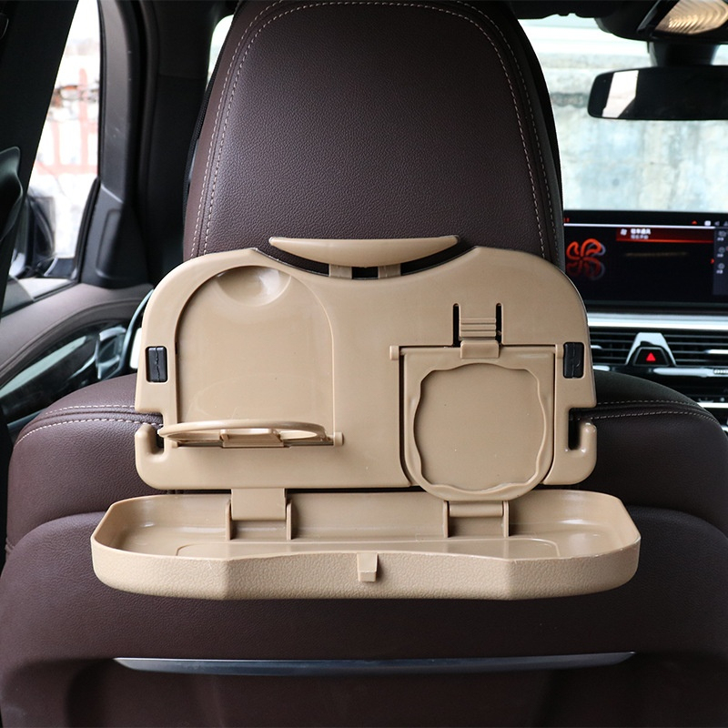 Car Rear Seat Back Multifunctional Cup Holder Foldable Dining Table Chair Back Drink Holder