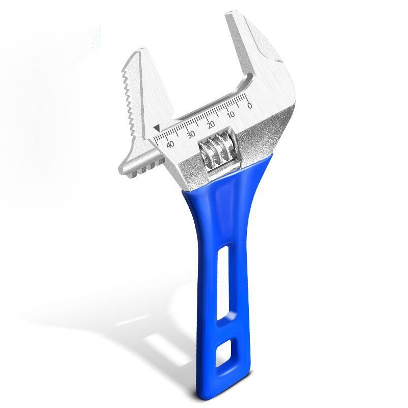 Super large diameter short handle movable wrench 6 inch 8 inch 10 inch 12 inch adjustable wrench new