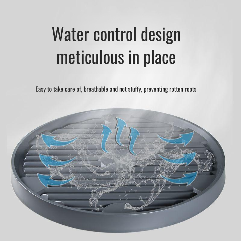 Removable universal thickened flower pot base chassis mobile flower pot tray household universal whe