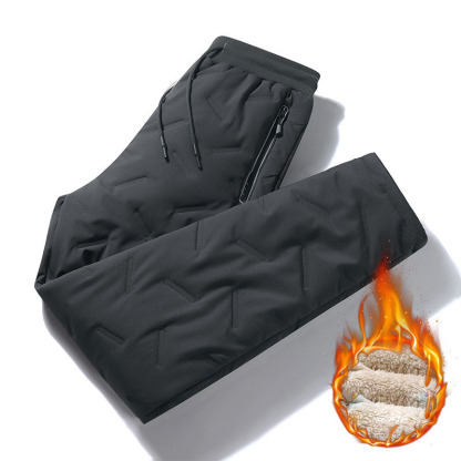 Warm lambswool sweatpants