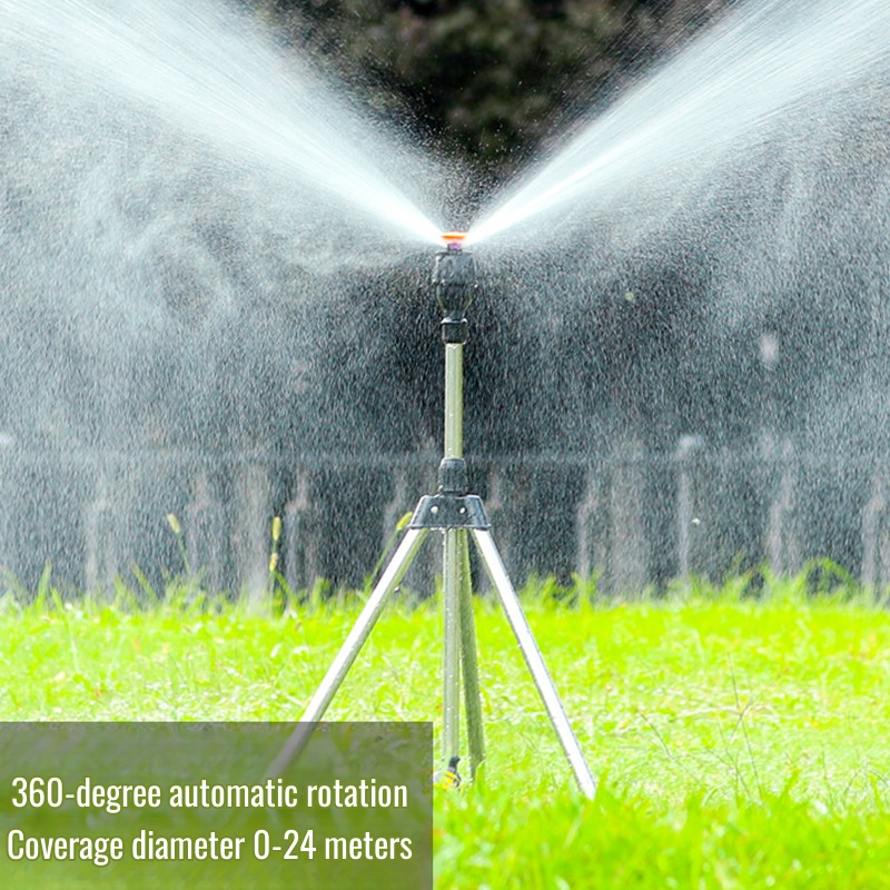 Automatic rotating sprinkler irrigation spray garden watering artifact green lawn sprinkler 360 degr