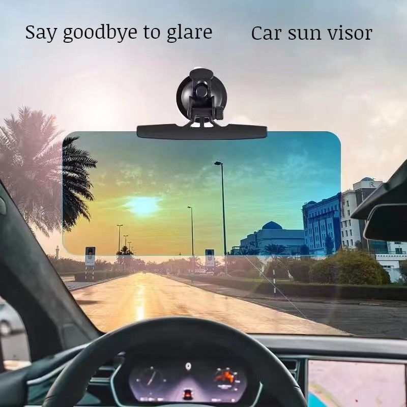 Automotive front gear photoelectric day and night dualuse antifarbeam antiglare sun visor