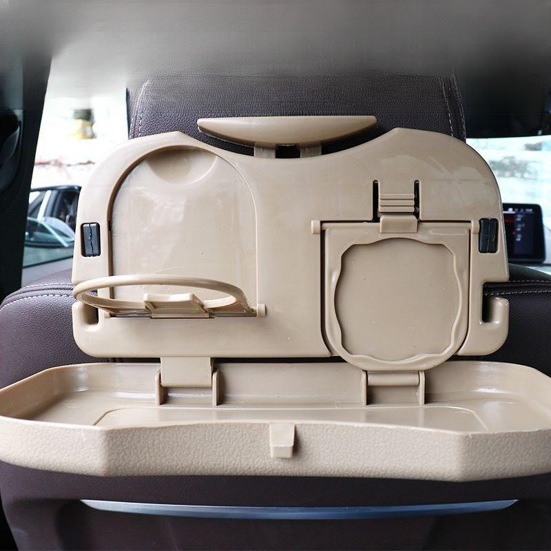 Car Rear Seat Back Multifunctional Cup Holder Foldable Dining Table Chair Back Drink Holder