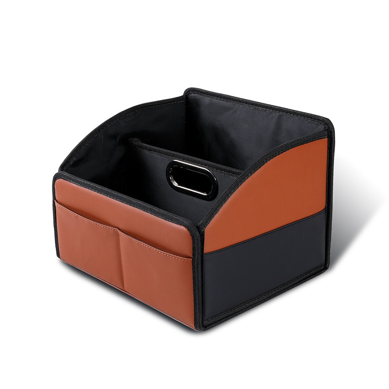 Foldable passenger seat storage box