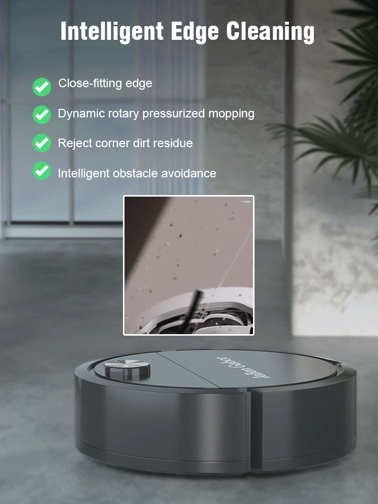 【New Style】 Powerful, Disinfecting, and Low-Noise 🧹 Robot Vacuum Cleaner 🔇