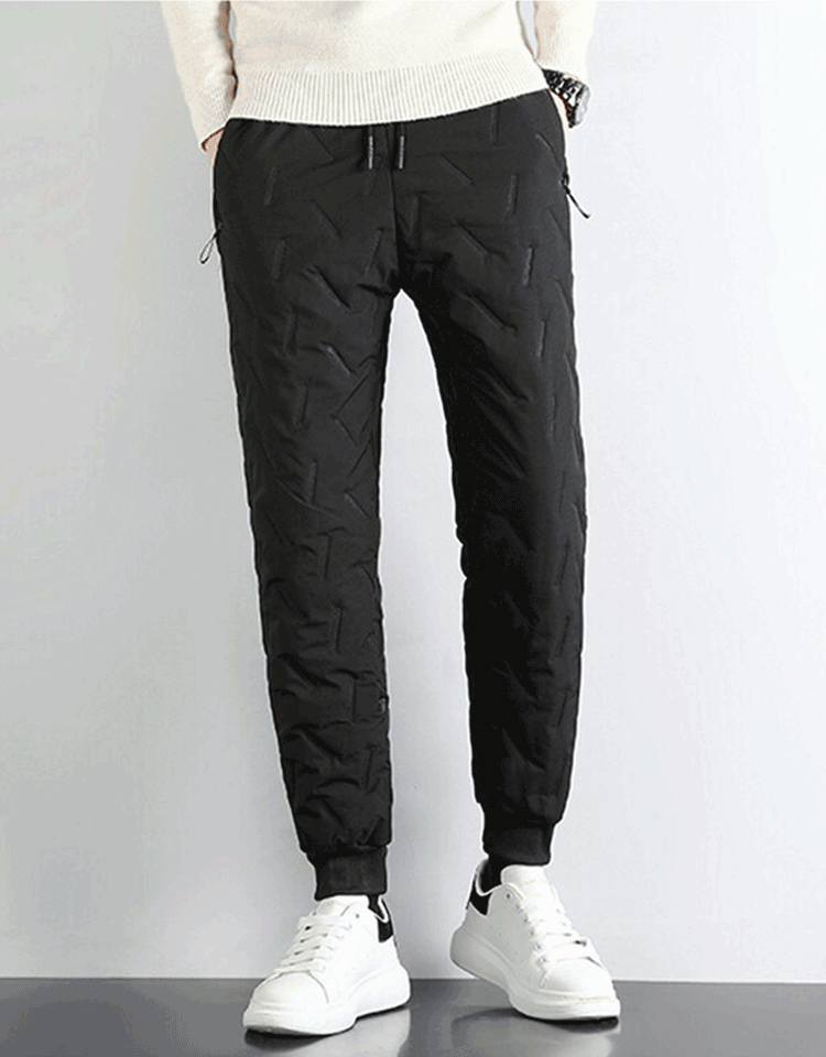 Warm lambswool sweatpants