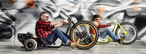 DRIFT TRIKE GANG RIDER ORANGE BLACK