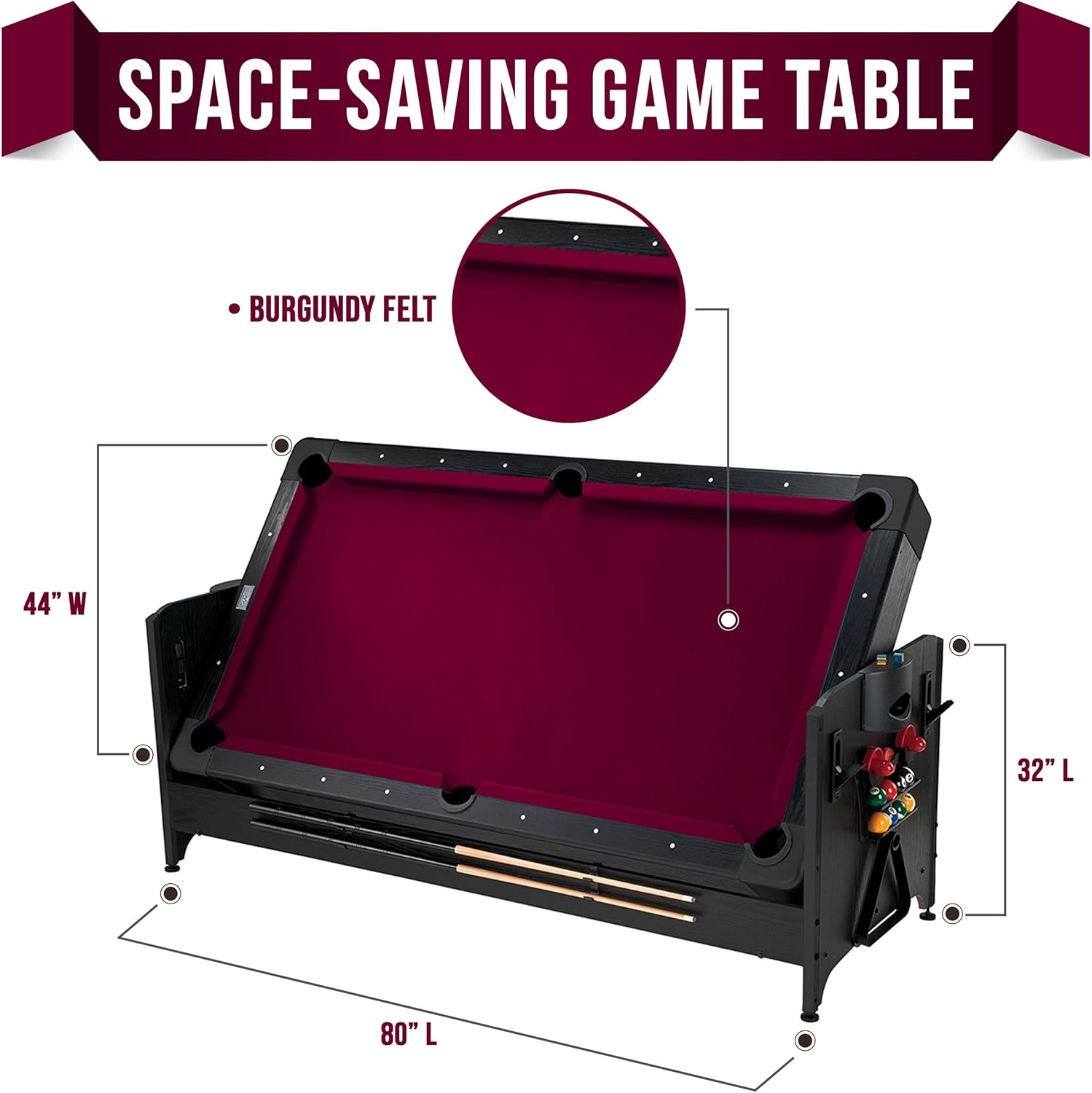  Original 3-in-1, 7-Foot Pockey Game Table
