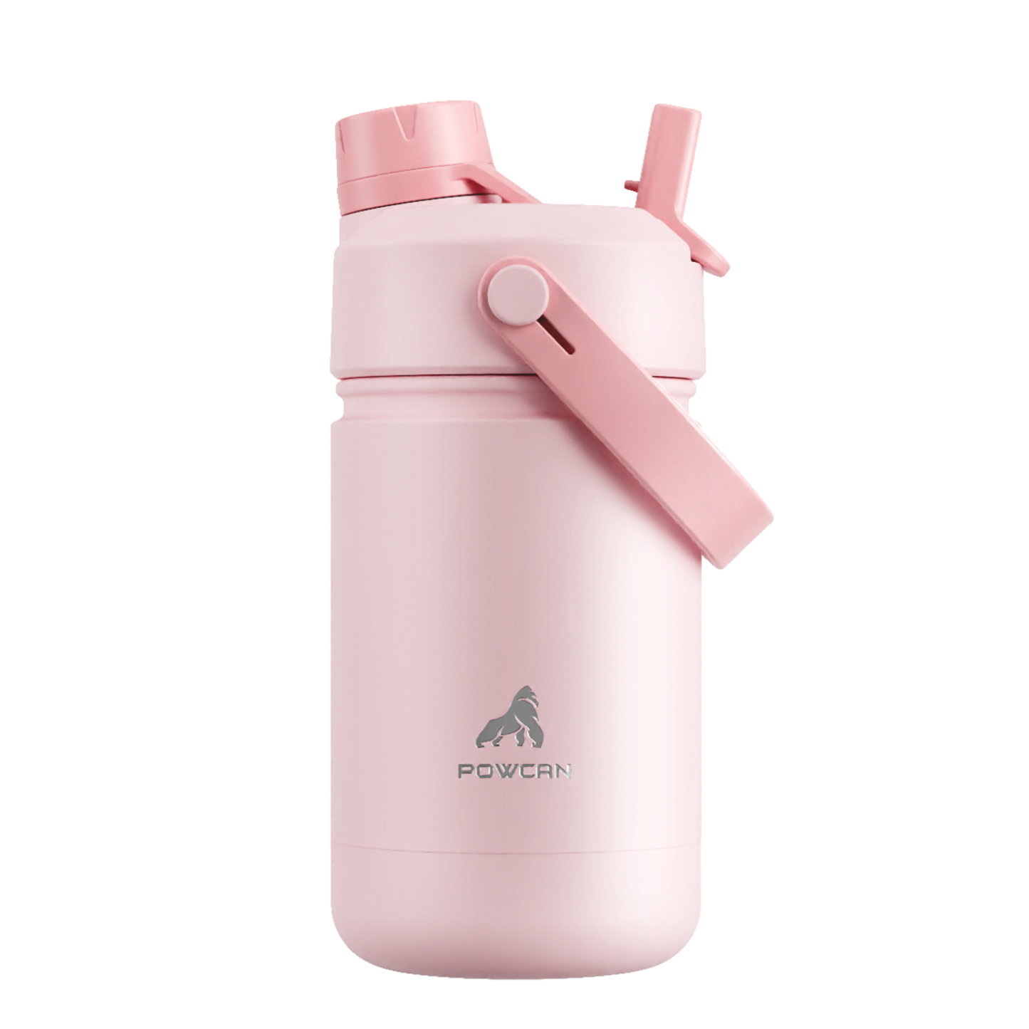 12 oz Insulated Water Bottle with 2-in-1 Straw and Spout Lid