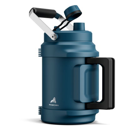 0.5 Gallon / 64 oz Insulated Water Jug with 2-in-1 Lid and Dual Handle