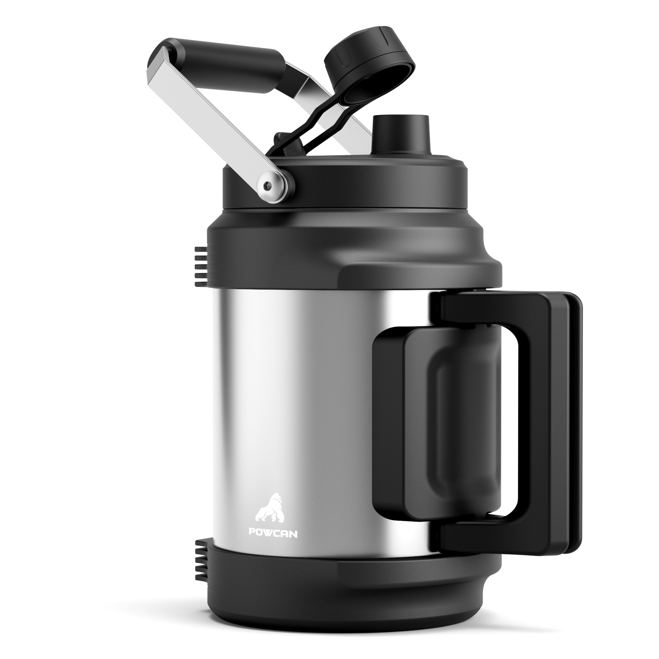 0.5 Gallon / 64 oz Insulated Water Jug with 2-in-1 Lid and