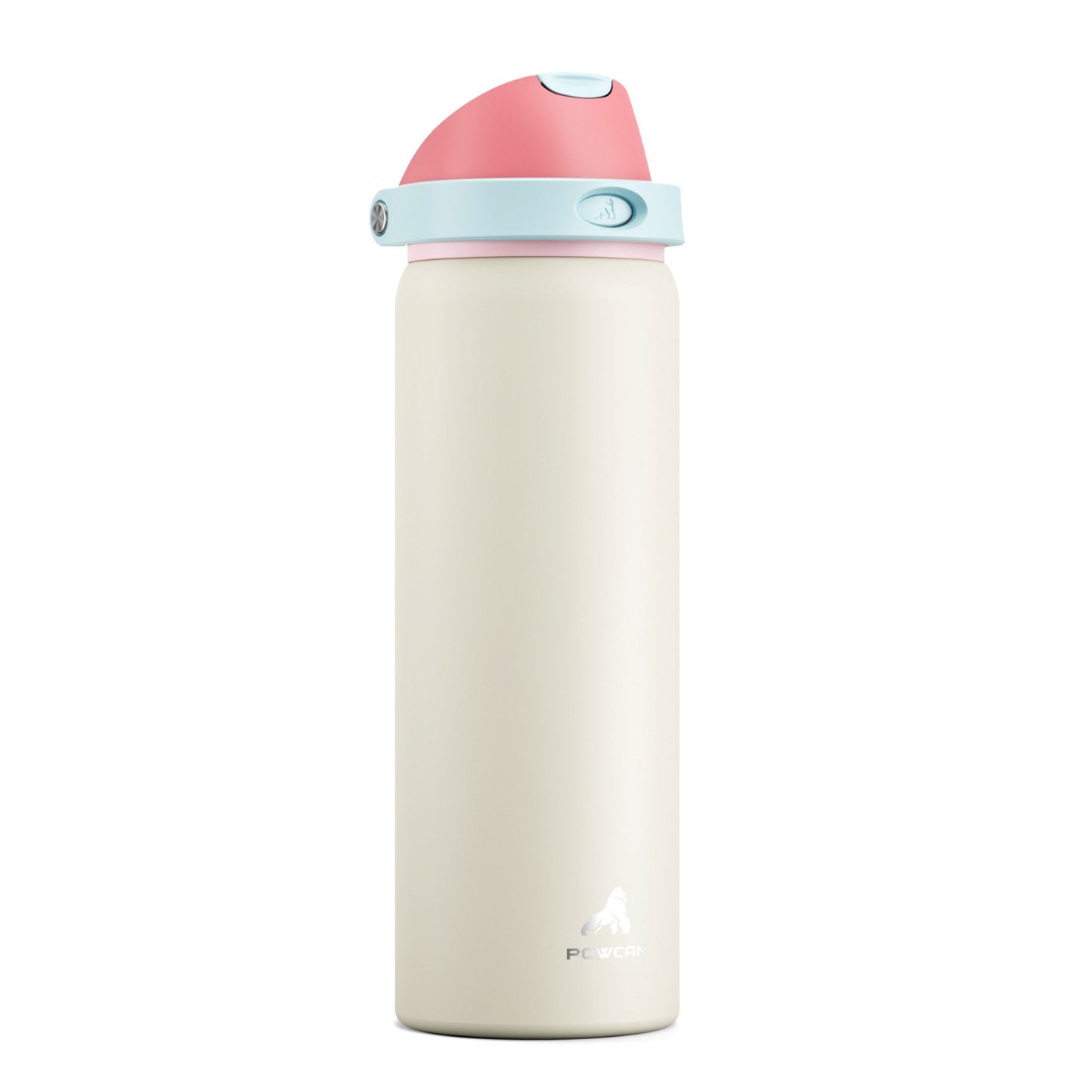 32 oz 2-in-1 Lid with Push-Button Spout Water Bottle