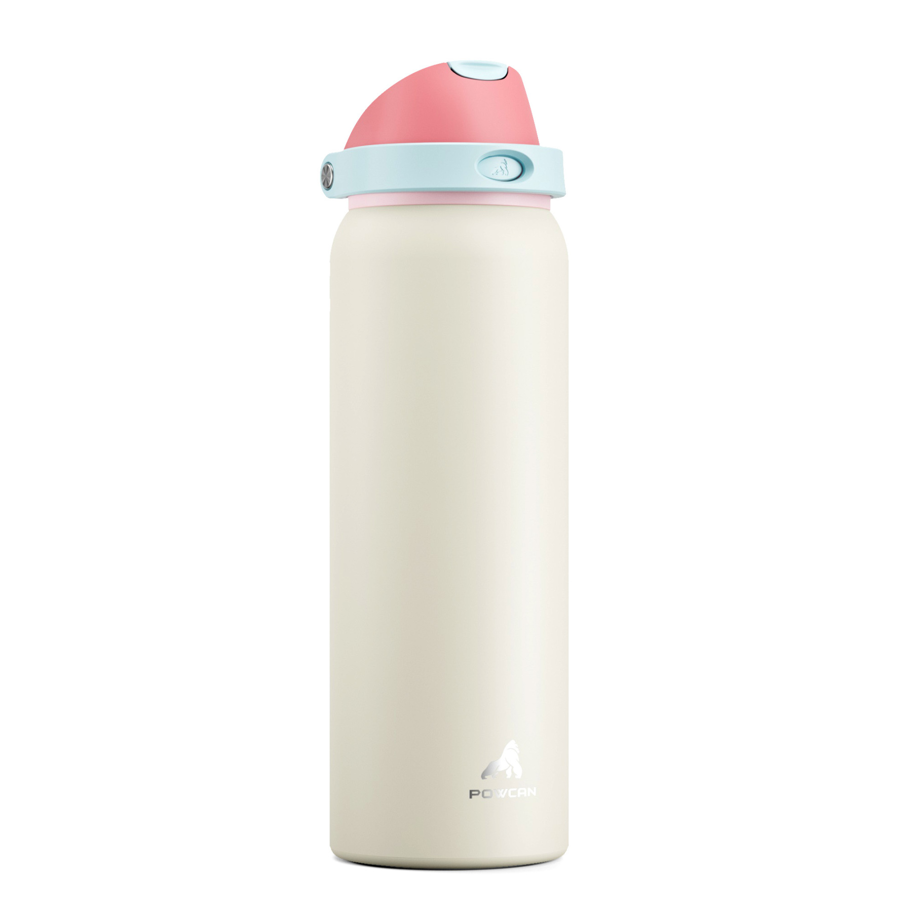 40oz 2-in-1 Lid with Push-Button Spout Water Bottle