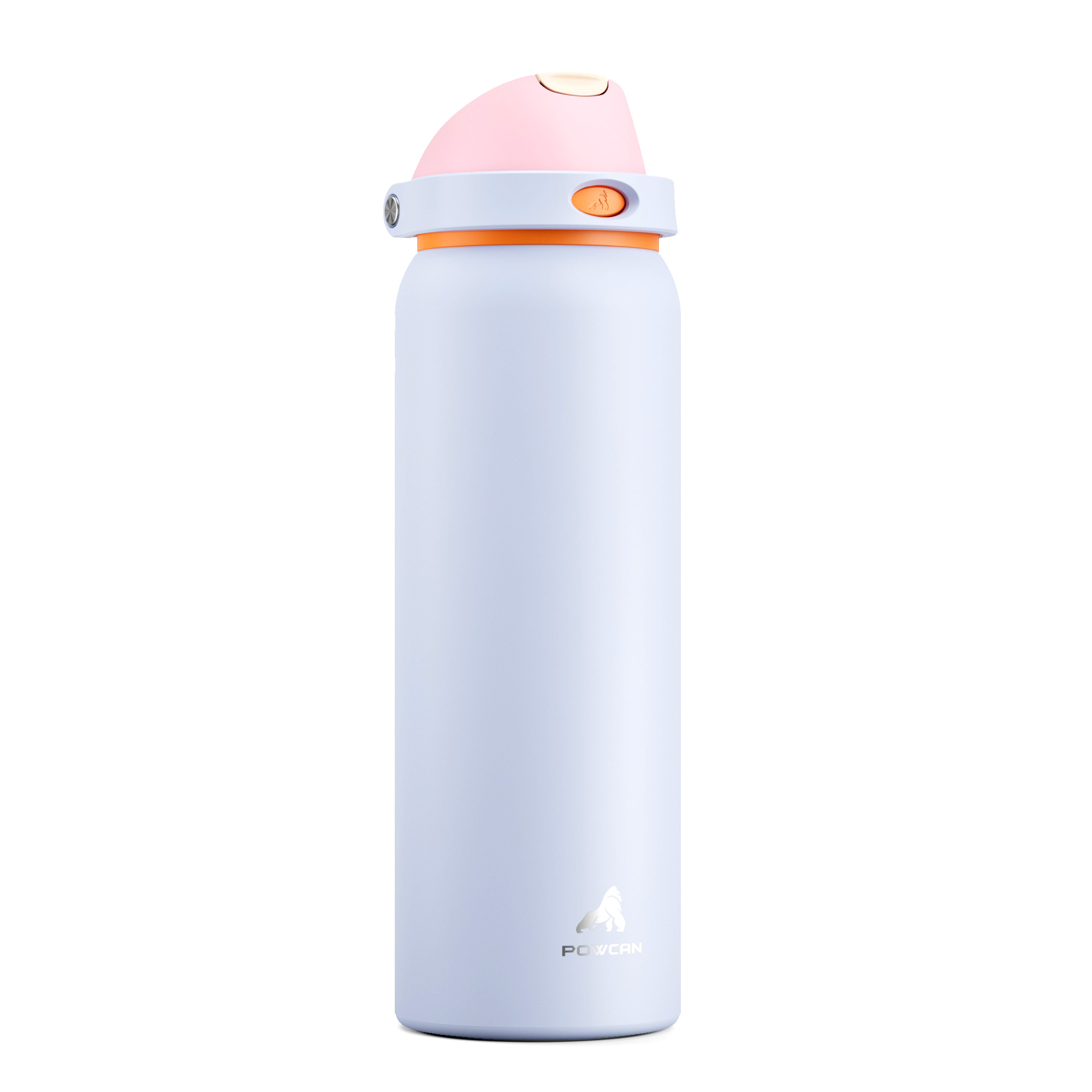 40oz 2-in-1 Lid with Push-Button Spout Water Bottle