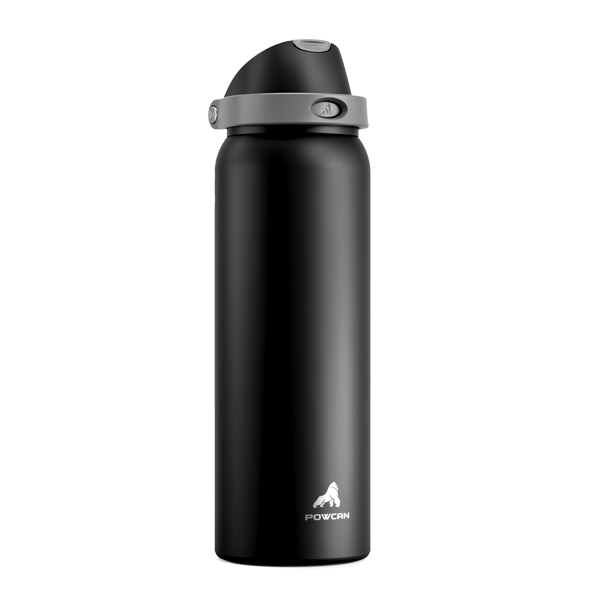40oz 2-in-1 Lid with Push-Button Spout Water Bottle