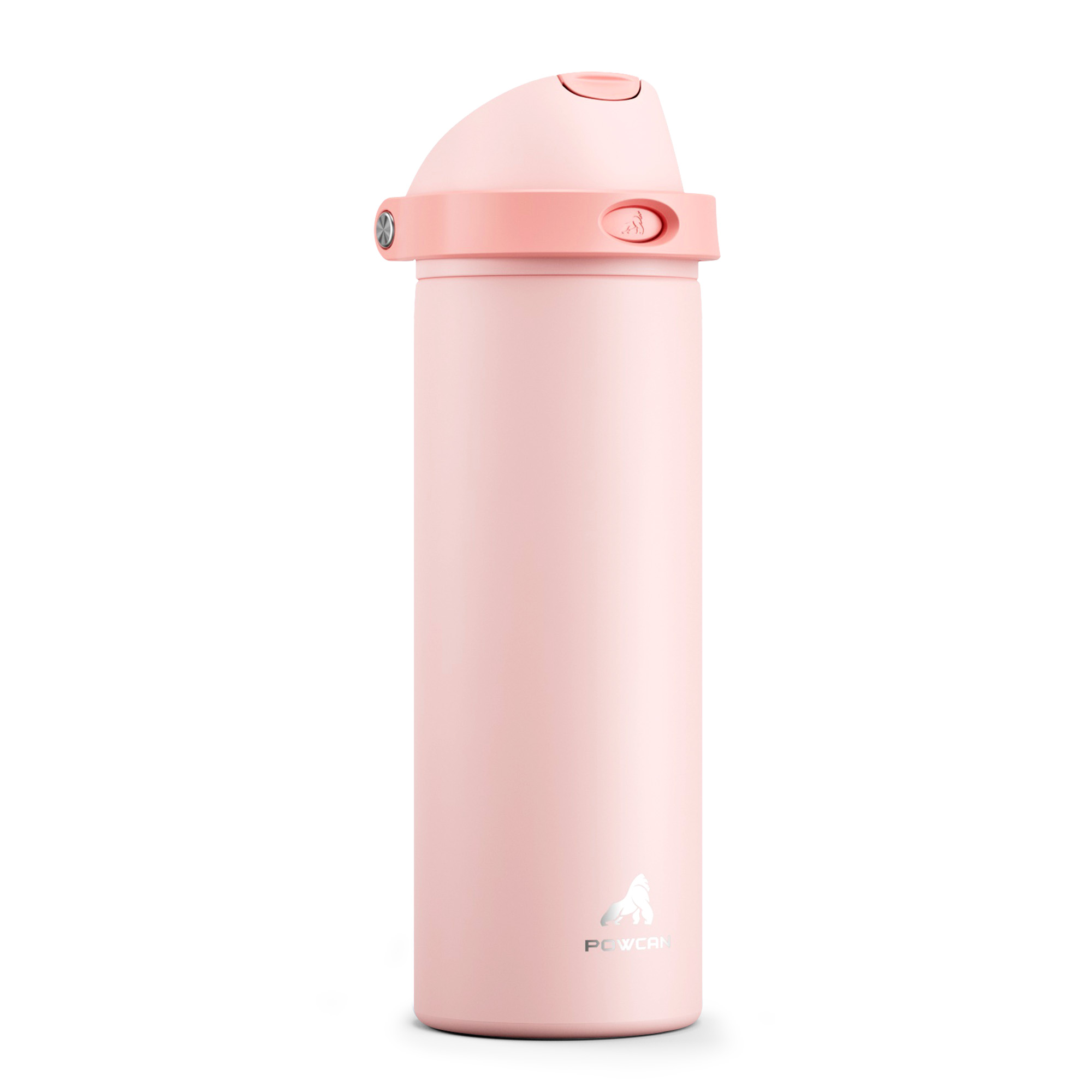24 oz 2-in-1 Lid with Push-Button Spout Water Bottle