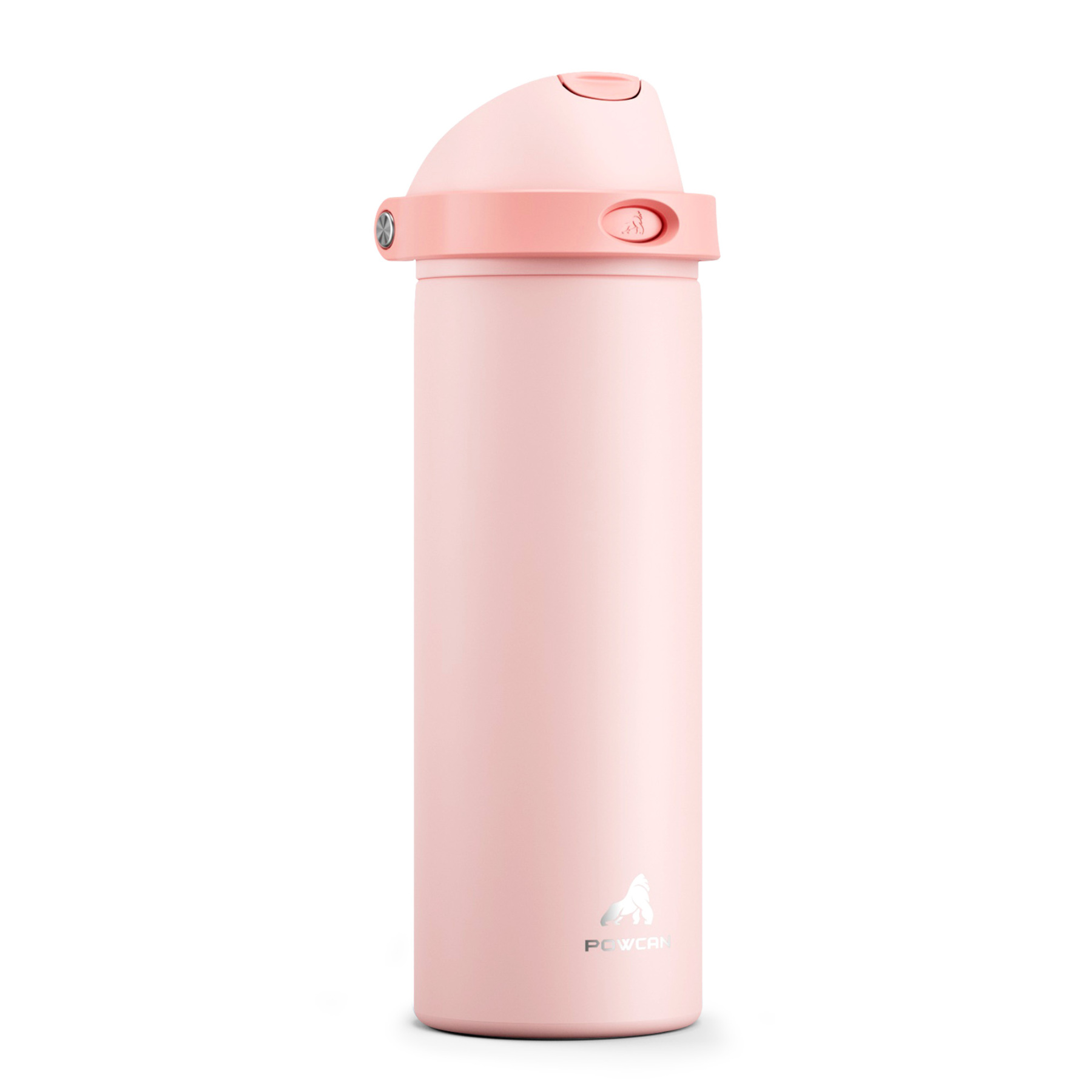 24 oz 2-in-1 Lid with Push-Button Spout Water Bottle